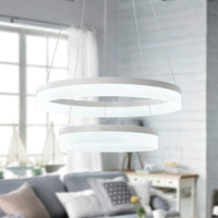 LED осветително тяло 126W WILLY 2 сегмента с дистанционно