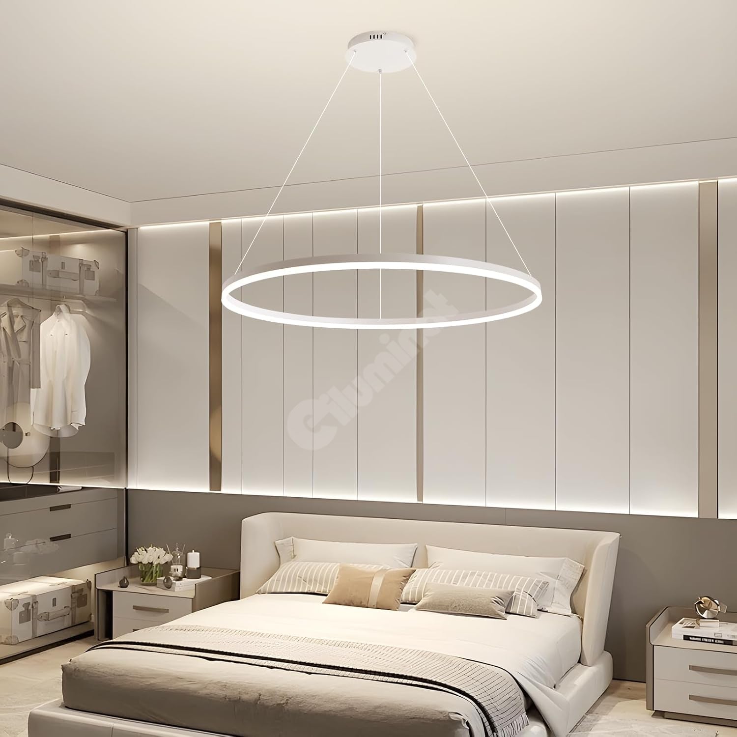 Lustra LED WONDERLAND Alba 1 Segment Echivalent 300W Lighting Fixtures