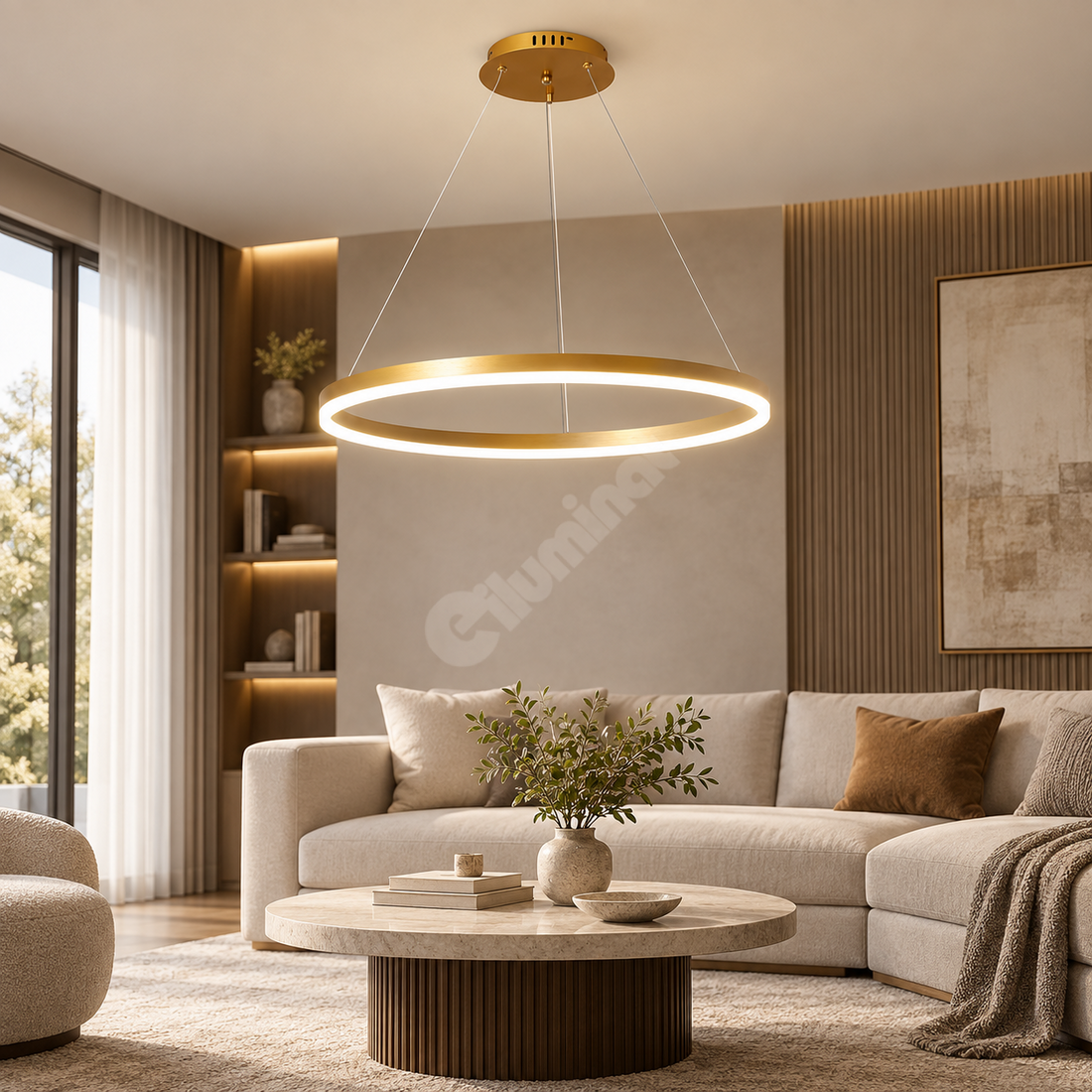 LED осветително тяло WONDERLAND Gold 1 сегмент еквивалент 300W