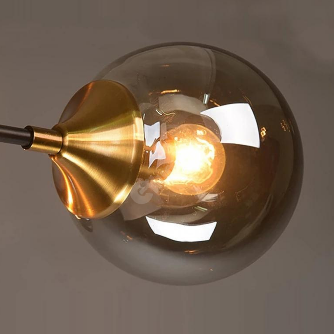 Lustra Abajur Transparent Aplicata 3xE14 DF1055-3 AURIE / ABAJUR Chandeliers