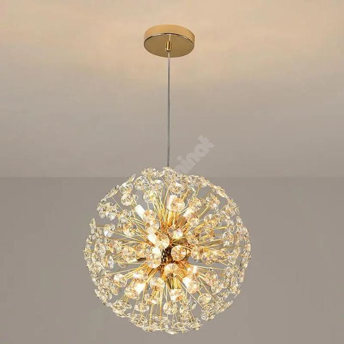 Осветително тяло висящо Crystal Dandelion Gold
