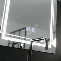 Oglinda LED Rectangulara 50x70cm Touch Sistem Dezaburire E37S 50x70CM / FRAMELESS LED MIRROR