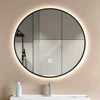 Oglinda LED Rotunda 60CM Simple Touch C110S NEAGRA / 60CM LED MIRROR