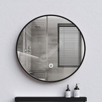Oglinda LED Rotunda 60CM Simple Touch C110S NEAGRA / 60CM LED MIRROR
