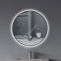 Oglinda LED Rotunda 60CM Simple Touch C110S NEAGRA / 60CM LED MIRROR