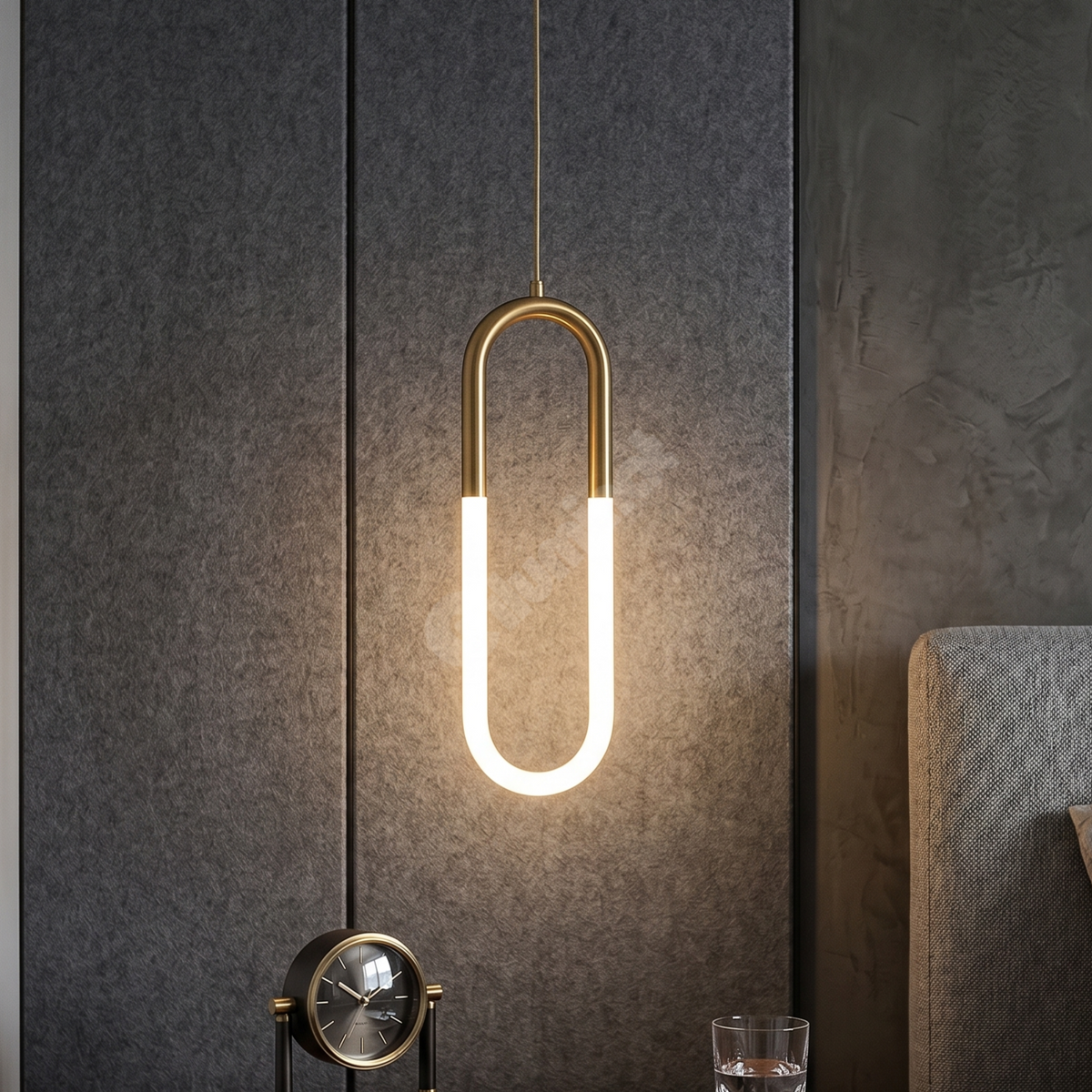 LED Пендел Mono HALO Gold 4500K Еквивалент 100W