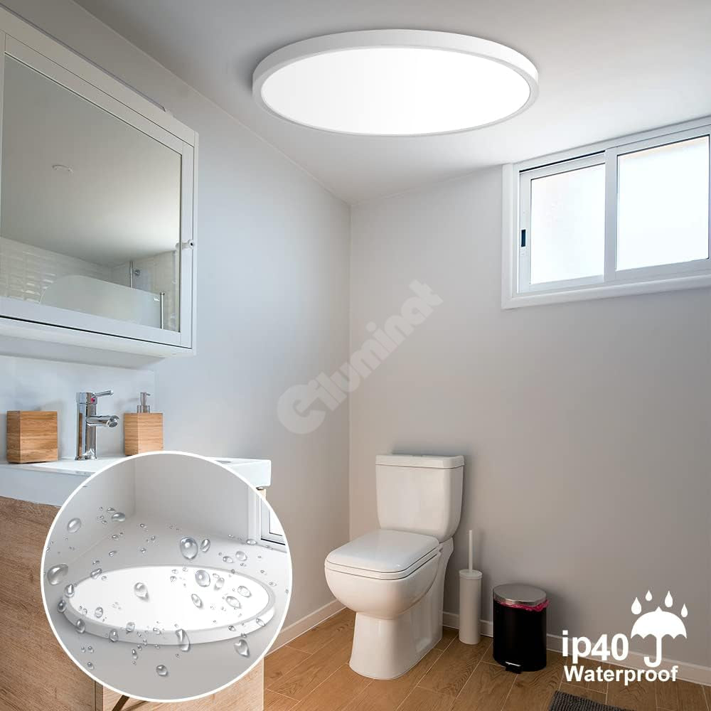 Plafoniera LED Baie 40W 50cm IP40 3 Lumini Echivalent 320W led ceiling light
