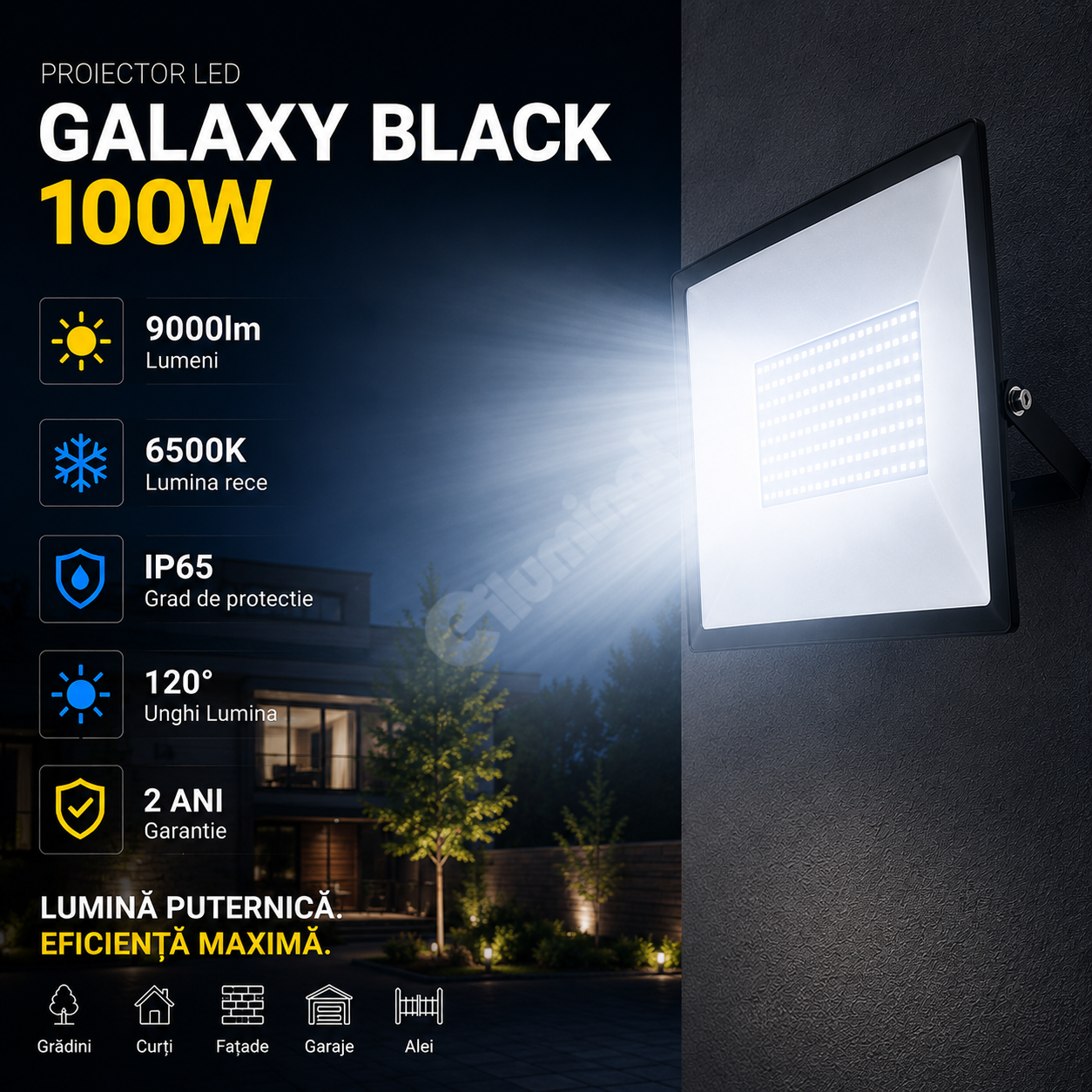 LED прожектор 100W Galaxy SMD