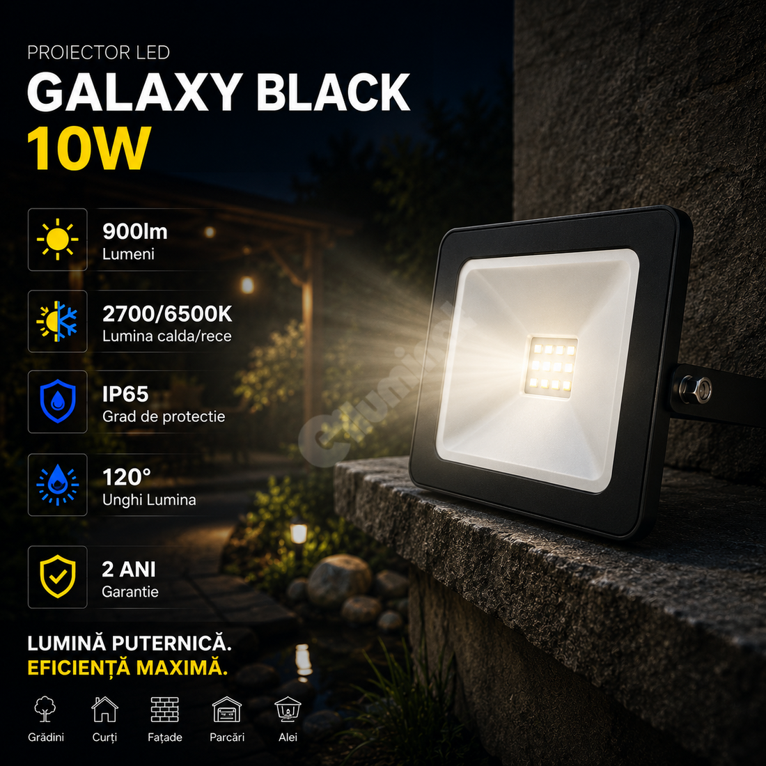 LED прожектор 10W Galaxy SMD