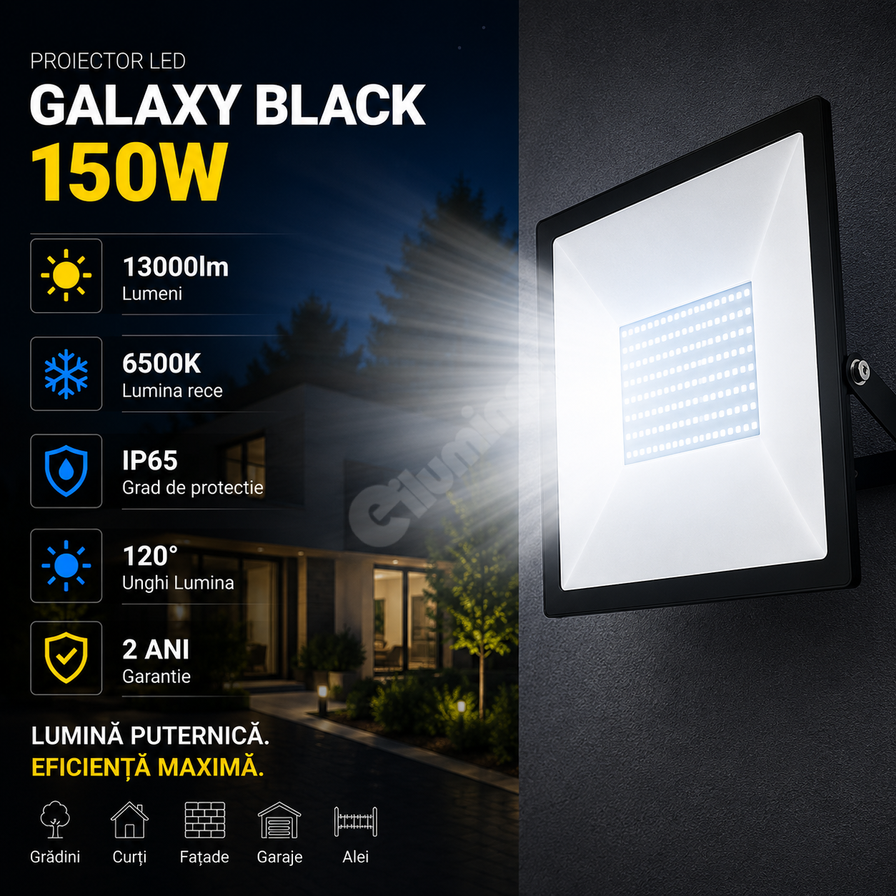 LED прожектор 150W Galaxy SMD