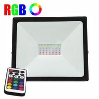 LED прожектор 50W ултратънък RGB SPN