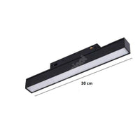 Spot Led 10W 30Cm Magnetic Negru Liniar Mat Track Light