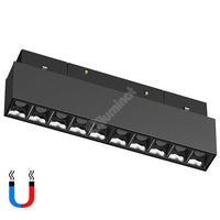 Spot Led 12W Magnetic Negru Liniar Track Light
