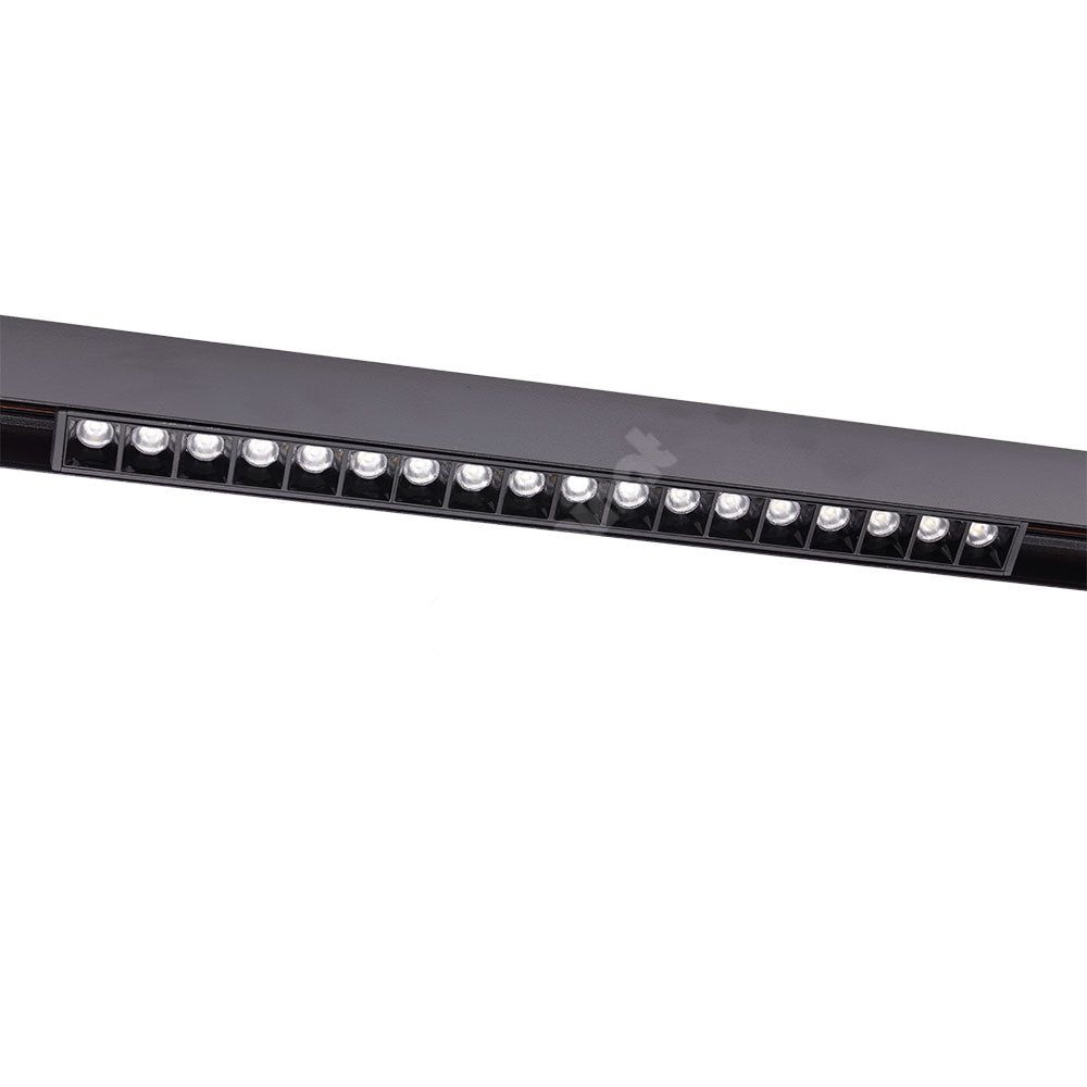 Spot Led 18W Magnetic Negru Liniar Track Light