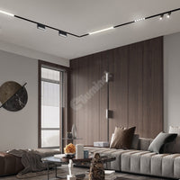 Spot Led 6W Magnetic Negru Pliabil Track Light