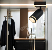 Spot Led Reglabil 1Xgu10 Noir Glow Led Ceiling Light