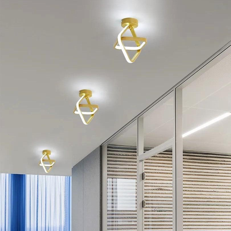 LED осветително тяло INFINITY SQUARE Gold Еквивалент 200W