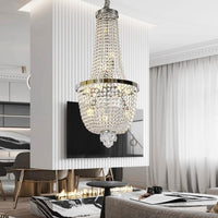 Полилей кристал LUXURY Chrome 90cm -P82404
