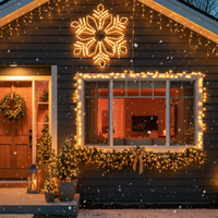 Декоративна LED снежинка Starfell 78cm IP44