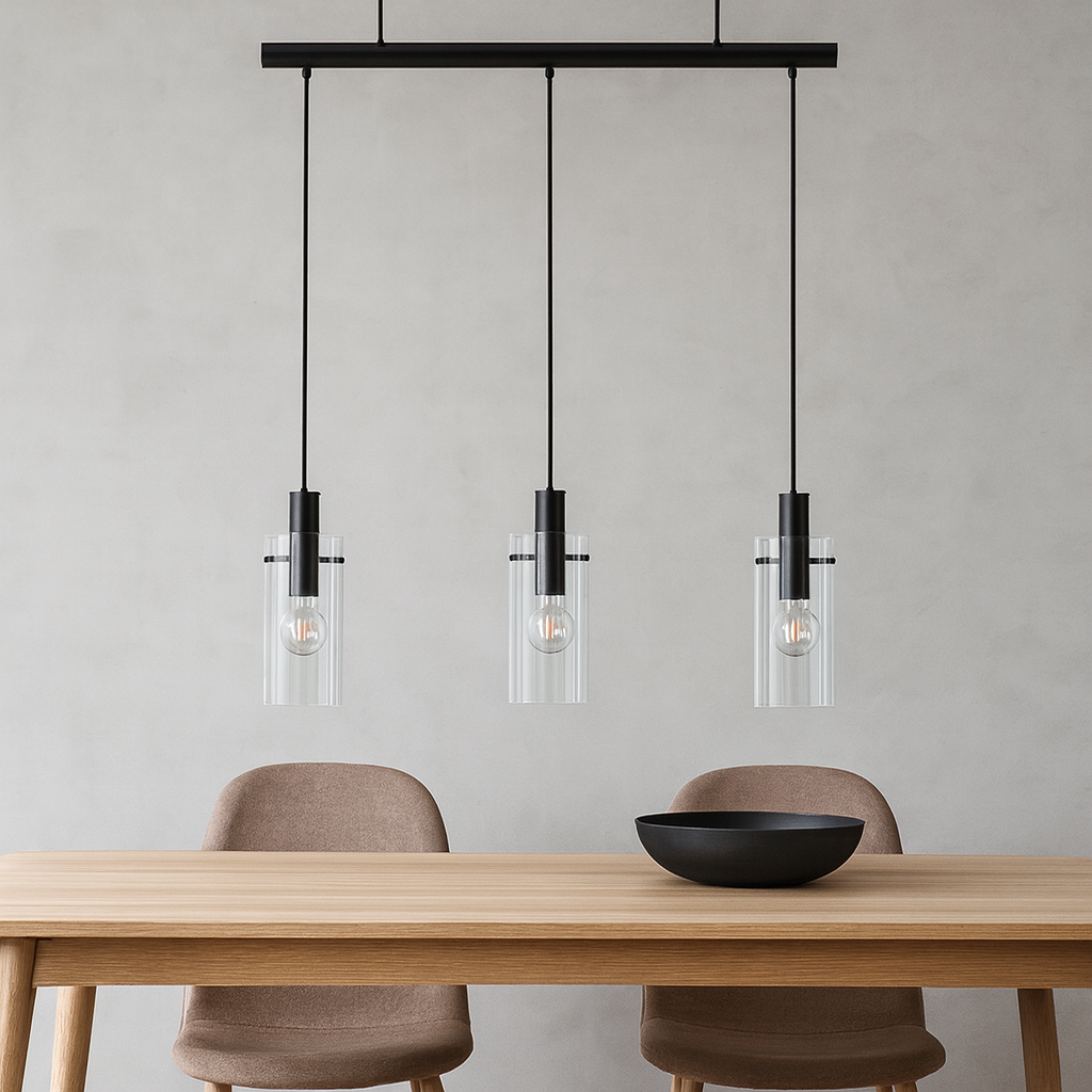 Осветително тяло висящо MONTEFINO Black 110CM