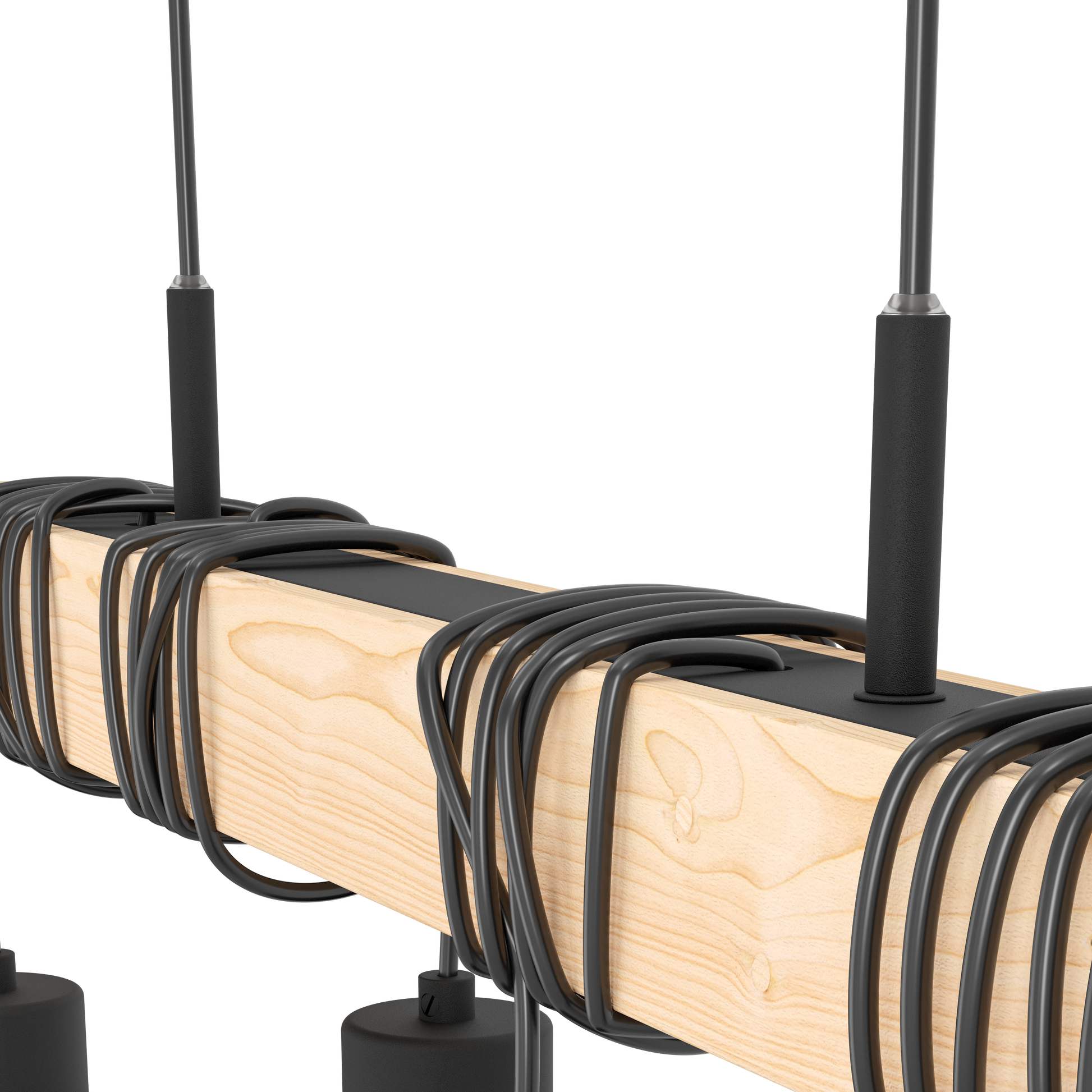 Осветително тяло TOWNSHEND 5 Black & Wood Eglo