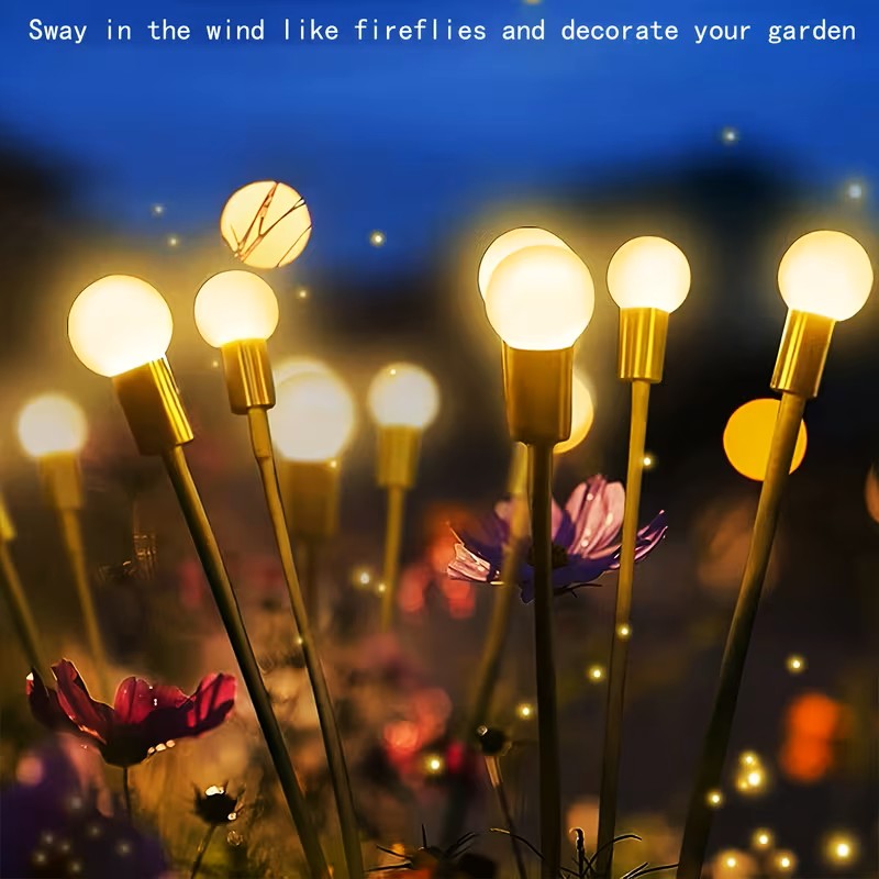 Соларна LED лампа FireFlys 65cm - комплект 2 бр.