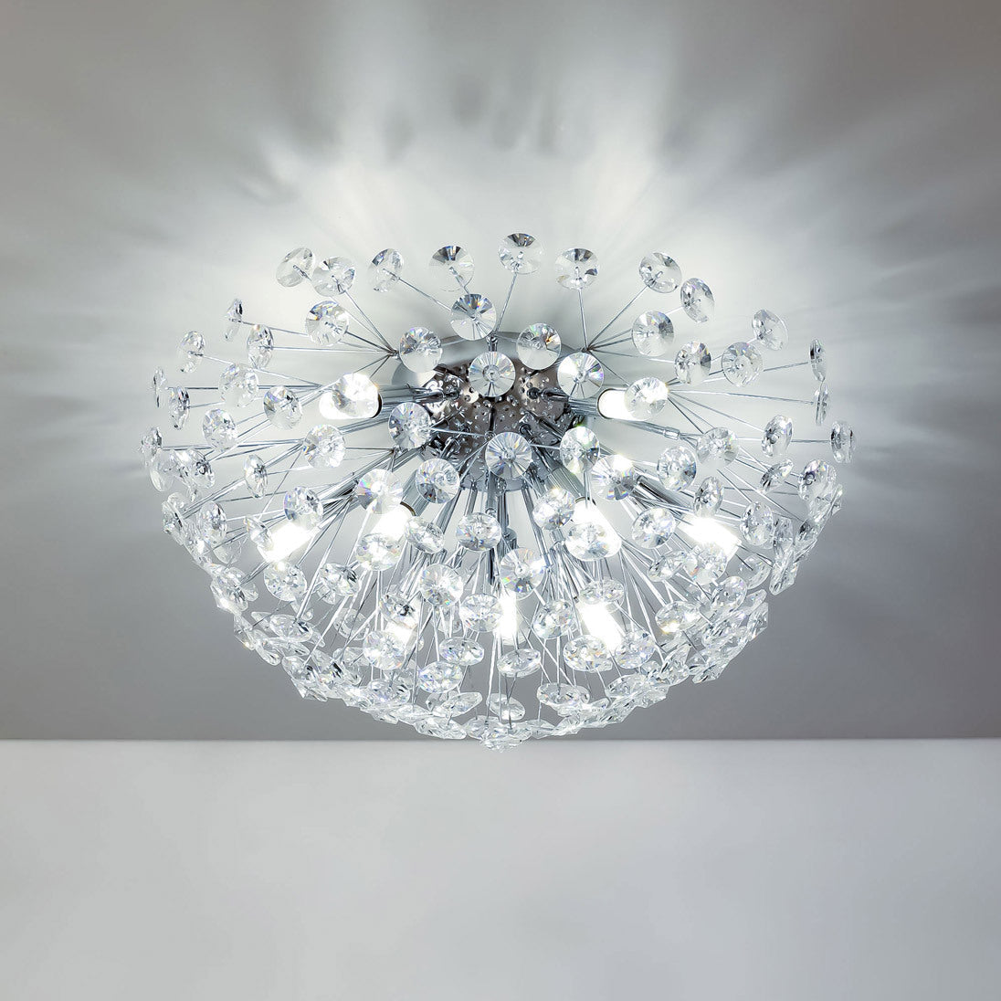 Осветително тяло тип аплик Crystal Dandelion Silver