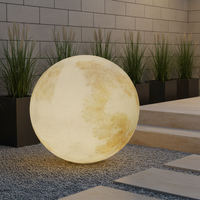 Матово външно абажурно кълбо MOONGLOW 80CM