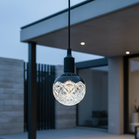 Пендел LED Екстериор CRYLO 10W Black