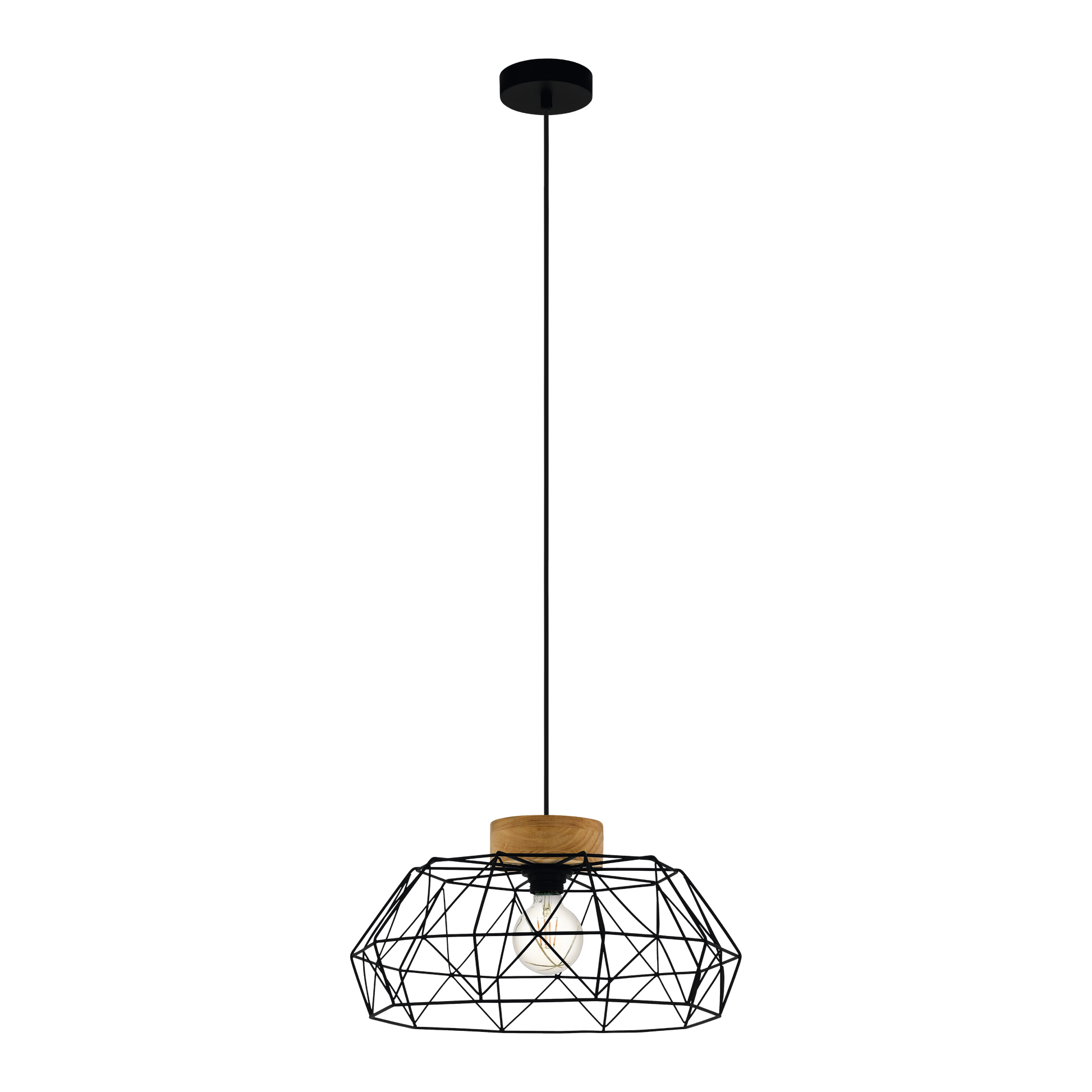 Пендел PADSTOW Black & Brown 110CM Eglo