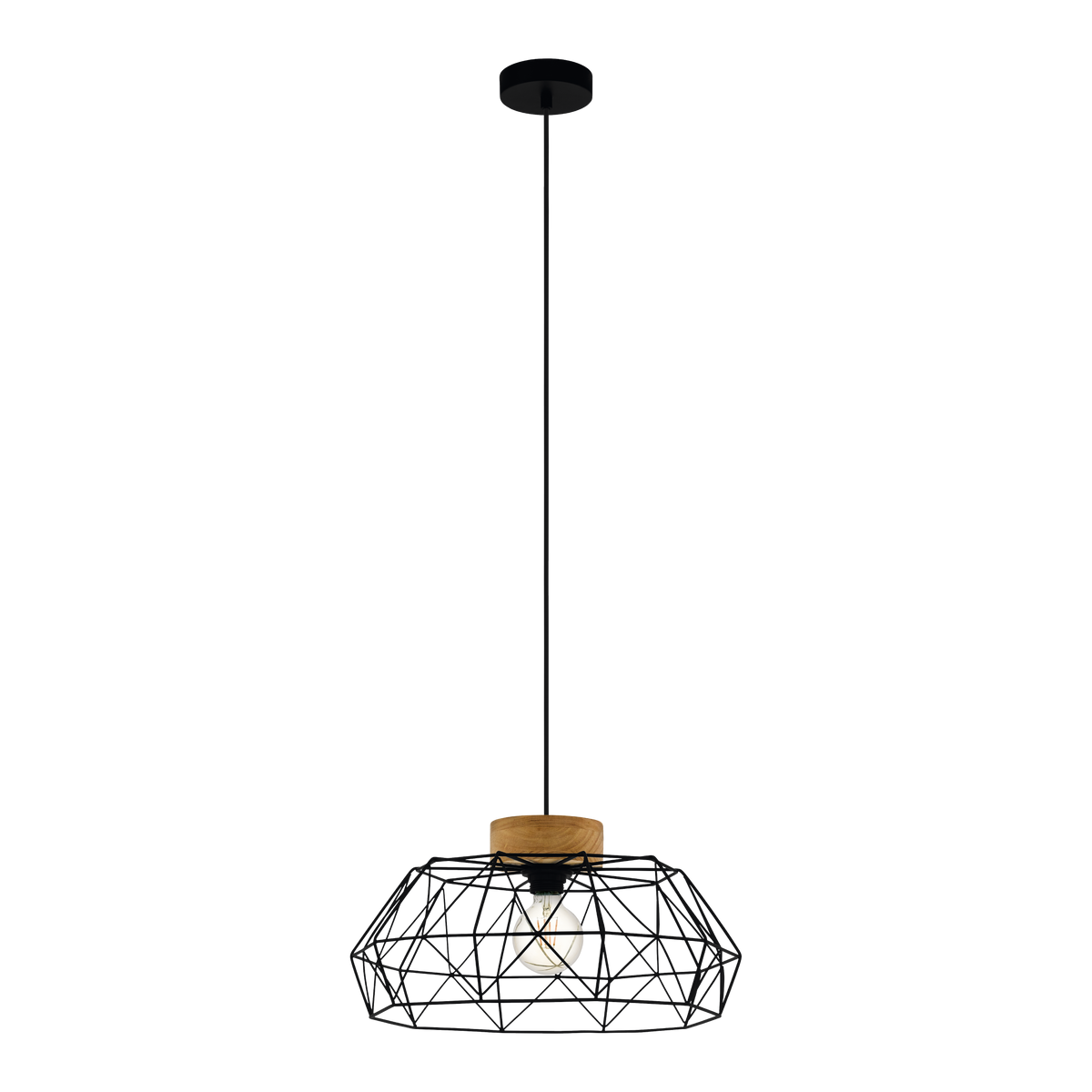 Pendul PADSTOW Black & Brown 110CM Eglo NEAGRA / ABAJUR Lighting Fixtures