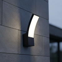 Външен LED аплик WOLD, 15 W, Черен
