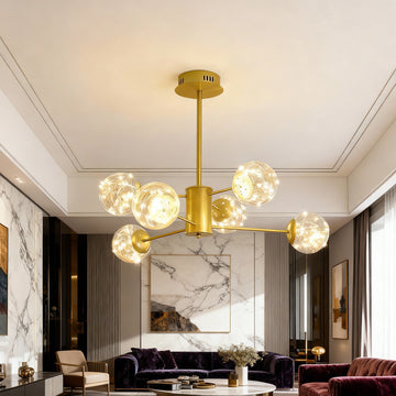 LED осветително тяло висящо Arlio Gold еквивалент 130W