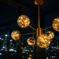 Осветително тяло LED висящо Arlio Gold еквивалент 180W