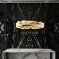 LED осветително тяло тип пендел OMNI Gold, еквивалент 250W, с дистанционно