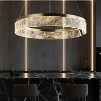 LED осветително тяло тип пендел OMNI Gold, еквивалент 250W, с дистанционно