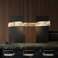 LED осветително тяло тип пендел OMNI Gold, еквивалент 200W, с дистанционно