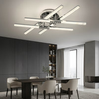 Осветително тяло LED 4 Lines ROEN Silver Еквивалент 400W Дистанционно управление