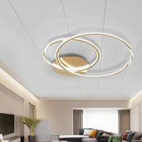 LED осветително тяло 2 GOLD CIRCLE Еквивалент 600W Дистанционно
