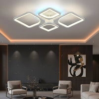 Осветително тяло LED 4 Square VENOX White RGB Еквивалент 300W Дистанционно