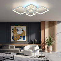 Осветително тяло LED 4 Square VENOX White RGB Еквивалент 300W Дистанционно