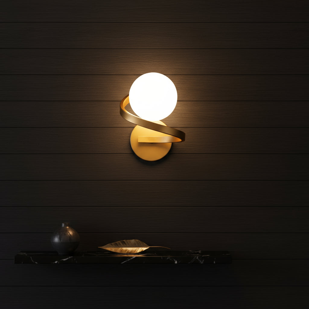 Аплик Абажур LINO 1xE27 Gold