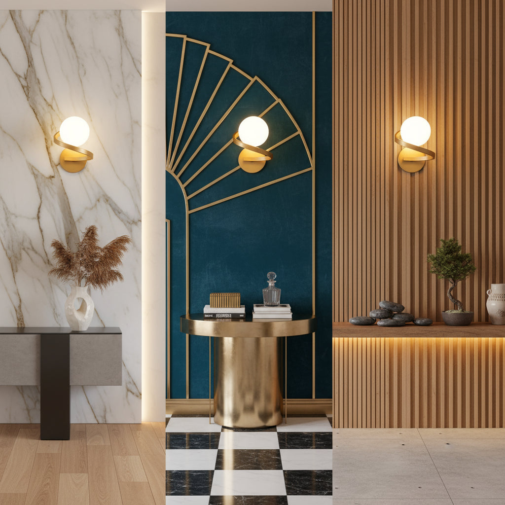 Аплик Абажур LINO 1xE27 Gold