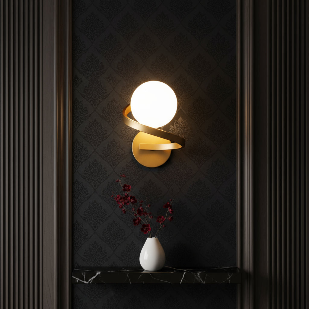 Аплик Абажур LINO 1xE27 Gold