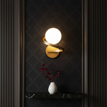 Аплик Абажур LINO 1xE27 Gold