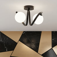 Осветително тяло абажур LINO 2xE27 Black