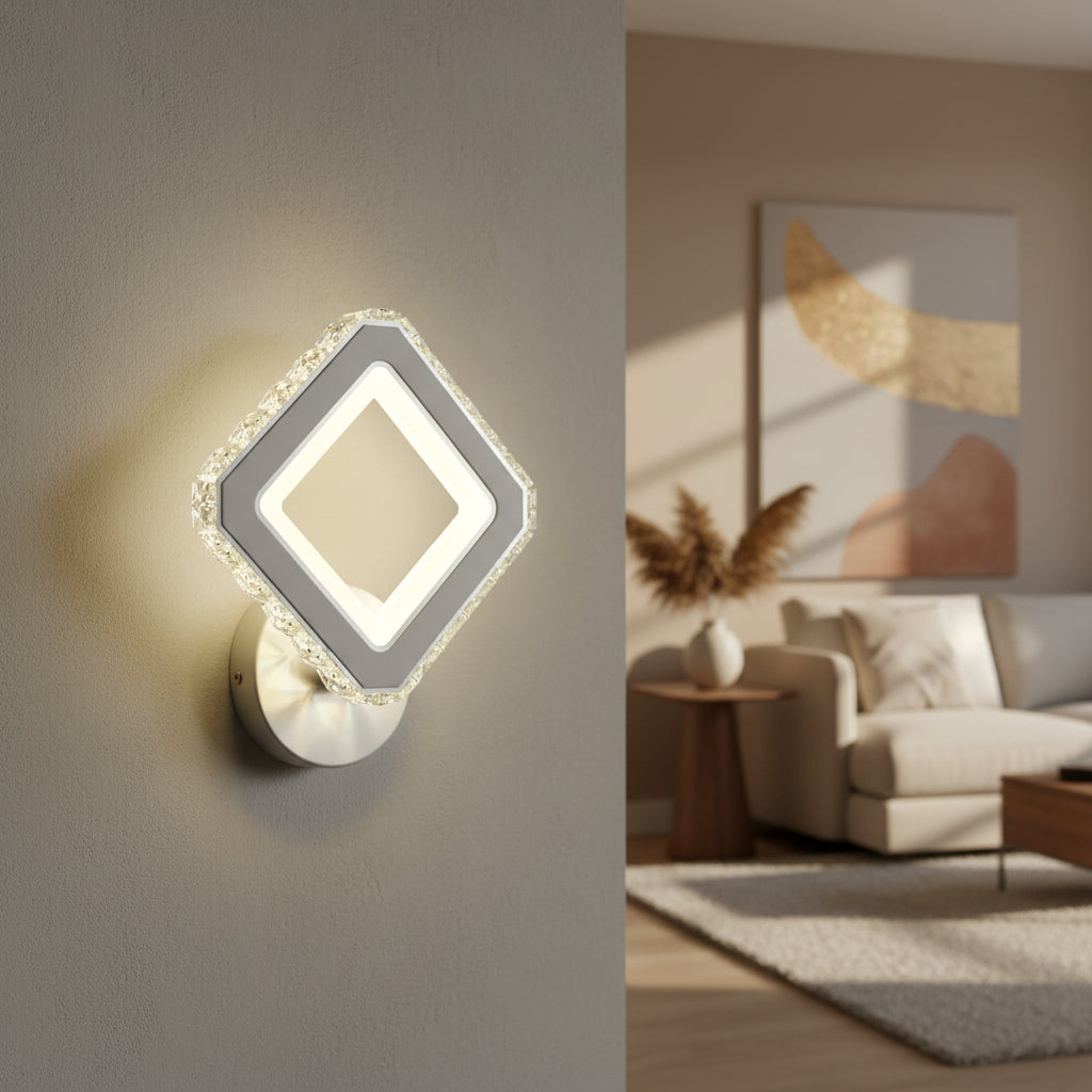 LED аплик 26W DIAMOND Cristal White