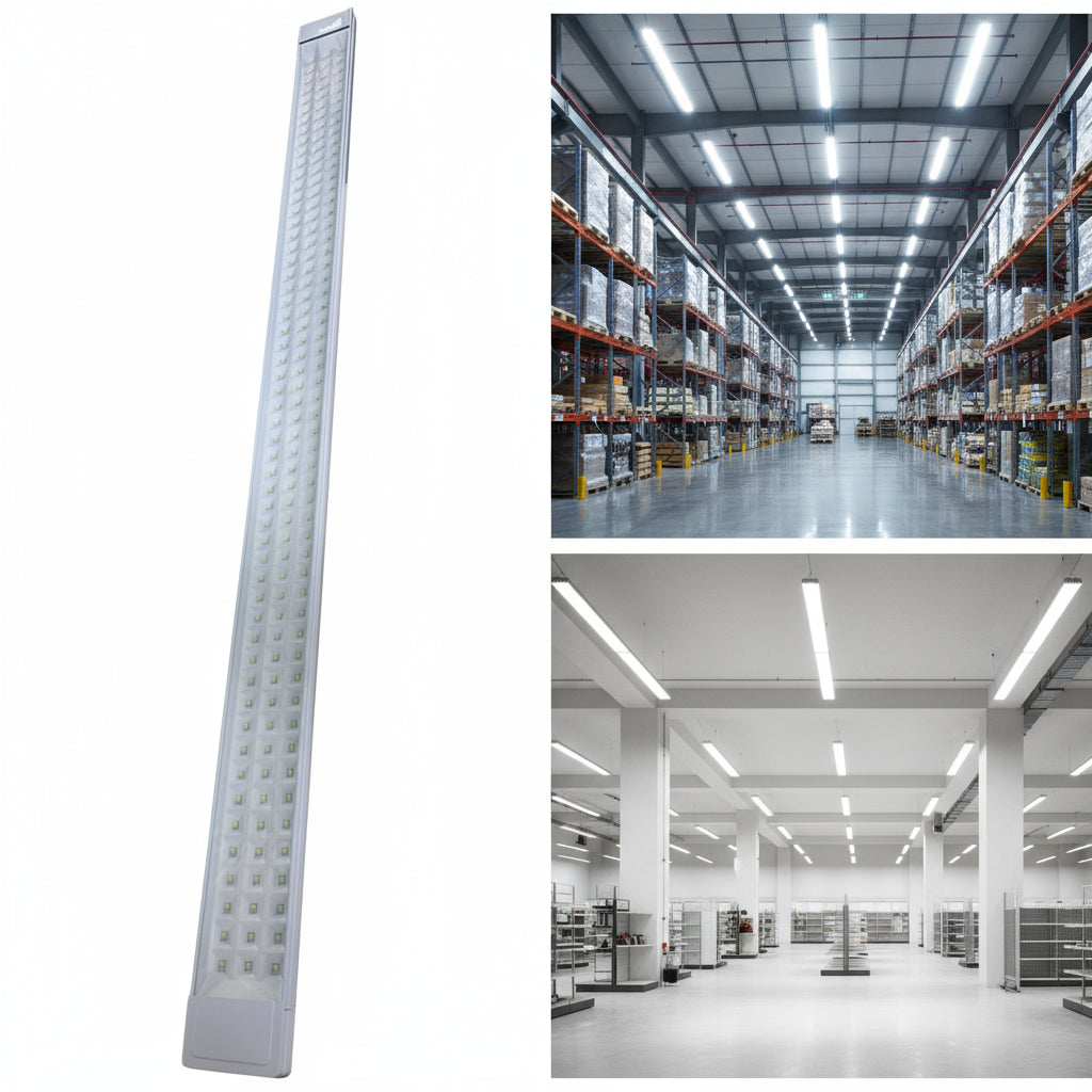 Линеен LED осветителен корпус Бял KENI 120cm Еквивалент 1000W