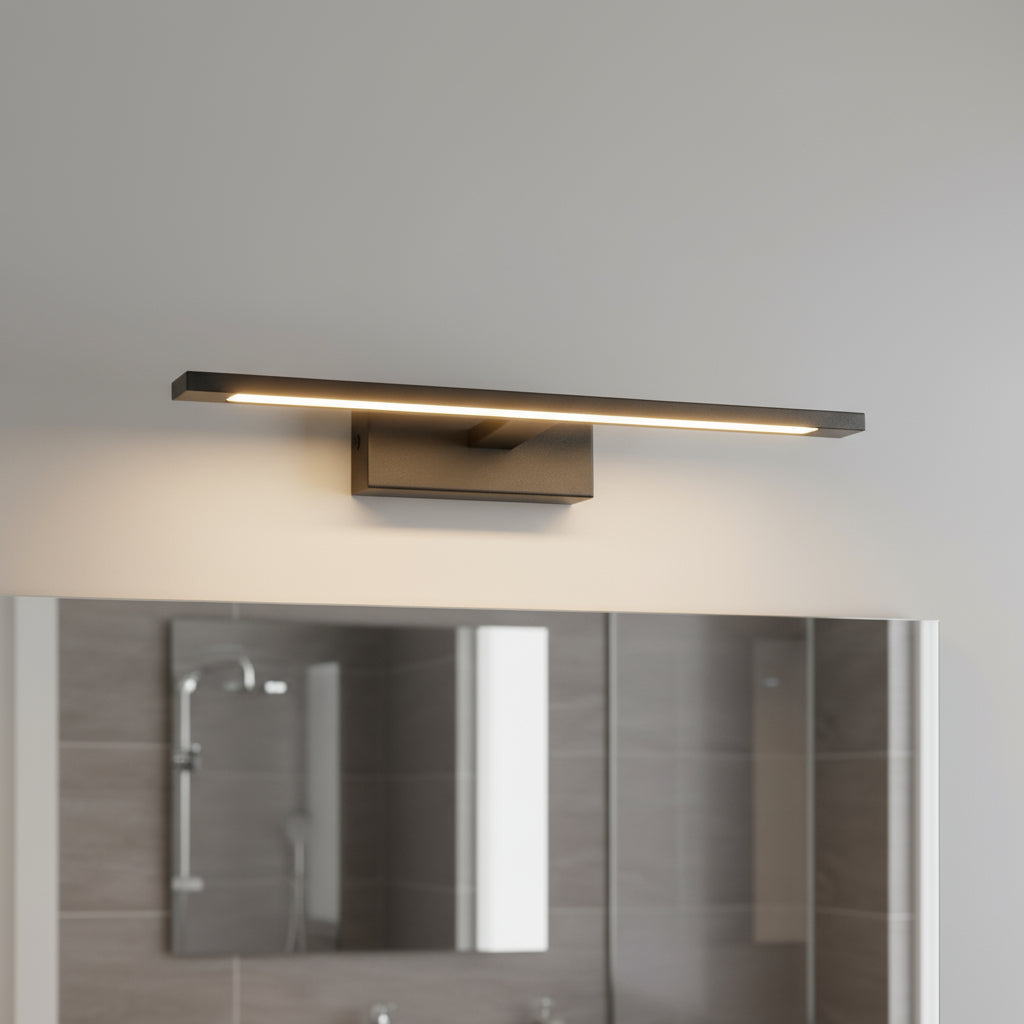 Аплик LED Баня ELVO 12W 42cm Черна