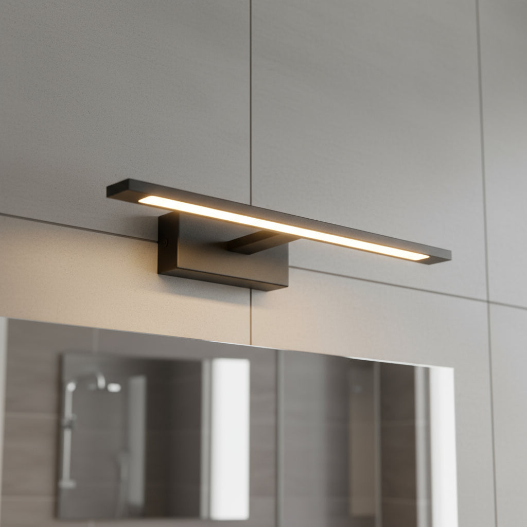 Аплик LED Баня ELVO 12W 42cm Черна